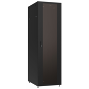 Шкаф коммутационный NT Practic.3 24-68.GF12.SD2.BF12 B (435084) напольный 24U 600x800мм пер.дв.стекл задн.дв.двуст. 2 бок.пан. направл.под закл.гайки 1300кг черный 710мм 65кг IP20 сталь