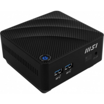 Неттоп MSI Cubi N JSL-043BRU slim PS N6000 (1.1) UHDG noOS GbitEth WiFi BT 65W черный