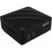 Неттоп MSI Cubi N JSL-040RU slim PS N6000 (1.1) 4Gb SSD128Gb UHDG Windows 11 Professional GbitEth WiFi BT 65W черный