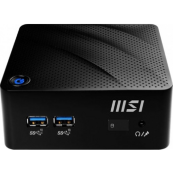 Неттоп MSI Cubi N JSL-048XRU slim Cel N4500 (1.1) 4Gb SSD128Gb UHDG noOS GbitEth WiFi BT 65W черный