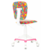 Кресло детское Бюрократ CH-W204/F мультиколор алфавит крестовина пластик подст.для ног пластик белый