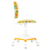 Кресло детское Бюрократ CH-W204/F оранжевый бэнг крестовина пластик подст.для ног пластик белый