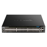 Коммутатор Коммутатор/ DGS-1520-52MP,DGS-1520-52MP/A1A Managed L3 Stackable Switch 44x1000Base-T PoE, 4x2.5GBase-T PoE, 2x10GBase-T, 2x10GBase-X SFP+, PoE Budget 370W (740W with DPS-700), CLI, RJ45 Console, RPS