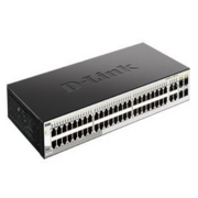Коммутатор D-Link Настраиваемый L2 коммутатор, 48х1000Base-T, 4хCombo 1000Base-T/SFP, упрощенный интерфейс CLI