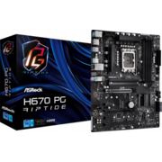 Материнская плата H670 PG Riptide, Socket 1700, Intel®H670, 4xDDR4-3200, HDMI+DP, 2xPCI-Ex16, 3xPCI-Ex1, 4xSATA3 (RAID 0/1/5/10), 3xM.2, 8 Ch Audio, GLan, (2+2)xUSB2.0, (5+4)xUSB3.2, (1+1)xUSB3.2 Type-C™, 1xPS2, ATX, R