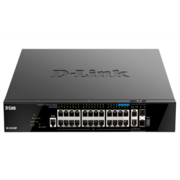 коммутатор D-Link PROJ Управляемый L3 стекируемый PoE-коммутатор, 20x1000Base-T PoE, 4x2.5GBase-T PoE, 2x10GBase-T, 2x10GBase-X SFP+, PoE-бюджет 370 Вт (740 Вт с DPS-700), CLI, консольный порт RJ-45, RPS
