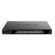 Коммутатор D-Link DGS-1520-28MP/A1A, Managed L3 Stackable Switch 20x1000Base-T PoE, 4x2.5GBase-T PoE, 2x10GBase-T, 2x10GBase-X SFP+, PoE Budget 370W (740W with DPS-700), CLI, RJ45 Console, RPS