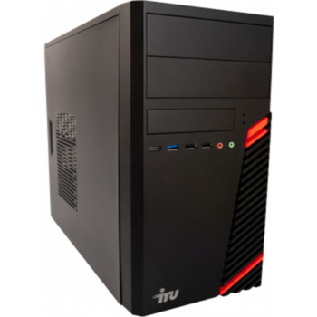 ПК IRU Game 520B5SM MT Ryzen 5 5600G (3.9) 8Gb SSD250Gb RX 6500XT 4Gb Windows 11 Home Single Language 64 GbitEth 400W черный