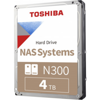 Жесткий диск Toshiba SATA-III 4Tb HDWG440UZSVA NAS N300 (7200rpm) 256Mb 3.5" Bulk