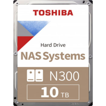 Жесткий диск Toshiba SATA-III 10Tb HDWG11AUZSVA NAS N300 (7200rpm) 256Mb 3.5" Bulk