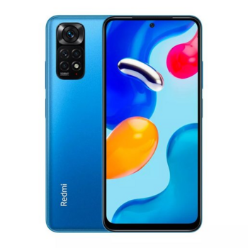 Смартфон Xiaomi Redmi Note 11S 128Gb 6Gb синий моноблок 3G 4G 2Sim 6.43" 1080x2400 Android 11 108Mpix 802.11 a/b/g/n/ac NFC GPS GSM900/1800 GSM1900 TouchSc A-GPS microSD max1024Gb