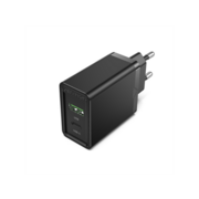 Зарядное устройство Vention 2-port USB(A+C) Wall Charger (18W/20W) EU-Plug Black