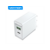 Зарядное устройство Vention 2-port USB(A+C) Wall Charger (18W/20W) EU-Plug White