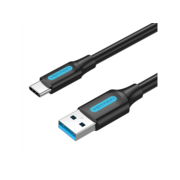 Переходник Vention USB 3.0 A Male to C Male Cable 1M Black PVC Type