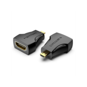 Переходник Vention Micro HDMI Male to HDMI Female Adapter Black