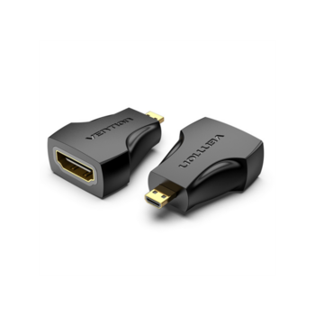 Переходник Vention Micro HDMI Male to HDMI Female Adapter Black