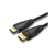 Кабель Vention Display Port Male to Display Port Male Cable 1M Cotton Braided Black