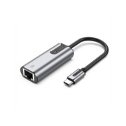 Переходник Vention USB-C to Gigabit Ethernet Adapter 0.15M Gray Aluminum Alloy Type