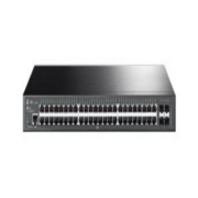 TP-Link TL-SG3452XP, JetStream 48-портовый гигабитный управляемый коммутатор PoE+ уровня 2+ с четырьмя слотами SFP+ 10 Гбит/с, бюджет PoE - 500 Вт