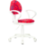 Кресло детское Бюрократ KD-3/WH/ARM розовый Sticks 05 крестовина пластик пластик белый