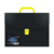 Портфель Бюрократ Black Opal BLPP01YEL 1 отдел. A4 пластик 0.7мм черный/желтый