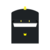 Портфель Бюрократ Black Opal BLPP01YEL 1 отдел. A4 пластик 0.7мм черный/желтый