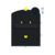 Портфель Бюрократ Black Opal BLPP01YEL 1 отдел. A4 пластик 0.7мм черный/желтый