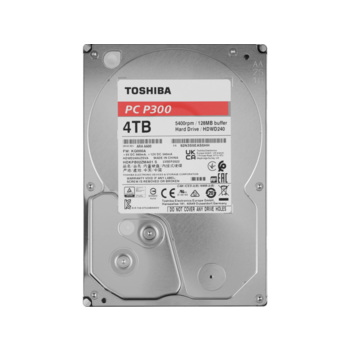 Жесткий диск Toshiba SATA-III 4TB HDWD240UZSVA Desktop P300 4KN (5400rpm) 128Mb 3.5"