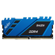 Модуль памяти Netac Shadow DDR4-3200 8G C16 Blue UDIMM 288-Pin DDR4 / PC PC4-25600 1.35V XMP Радиатор