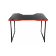 Стол игровой Knight Table L столешница ДСП красный каркас черный (KNIGHT TABLE L RED)
