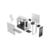 Корпус ПК без блока питания Корпус ПК без блока питания/ Case Fractal Design Meshify 2 Lite TG Clear Tint, Midi-Tower, 3x140mm, 2xUSB-A 3.2 E-ATX, ATX, mATX, mITX White