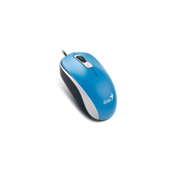 Мышь DX-110, USB, G5, голубая (blue, optical 1000dpi, подходит под обе руки)