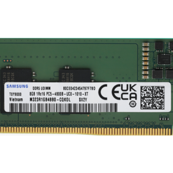 Память DDR5 8Gb 4800MHz Samsung M323R1GB4BB0-CQK OEM PC5-38400 CL40 DIMM 288-pin 1.1В single rank OEM