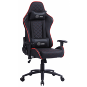 Кресло игровое Cactus CS-CHR-030BLR черный/красный сиденье черный/красный эко.кожа с подголов. крестовина металл пластик черный