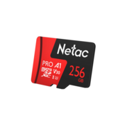 Карта памяти Micro SecureDigital 256GB Netac P500 Extreme Pro MicroSDXC V30/A1/C10 up to 100MB/s, retail pack card only [NT02P500PRO-256G-S]