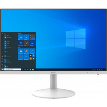 Моноблок MSI Pro AP241 11M-435RU 23.8" Full HD PG G6405 (4.10) 4Gb SSD128Gb UHDG 610 Windows 11 Professional GbitEth WiFi BT 120W белый 1920x1080