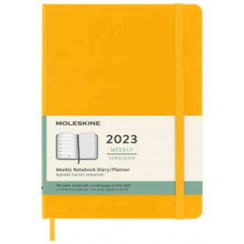 Еженедельник Moleskine LE CLASSIC WKNT Large 130х210мм датир.12мес 400стр. темно-оранжевый