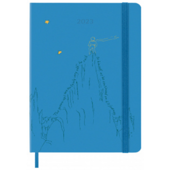 Еженедельник Moleskine LE L`PETIT PRINCE WKNT Large 130х210мм 144стр. голубой Mountain