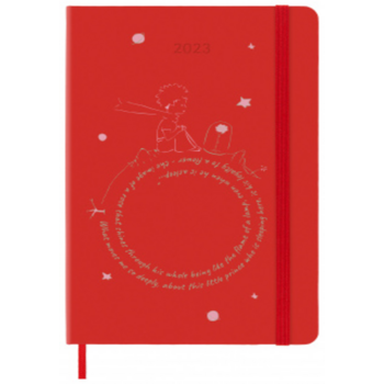 Еженедельник Moleskine LE L`PETIT PRINCE WKNT Large 130х210мм 144стр. красный Rose