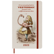 Еженедельник Moleskine LE ALICE IN WONDERLAND WKNT Large 130х210мм обложка текстиль 144стр. белый/красный