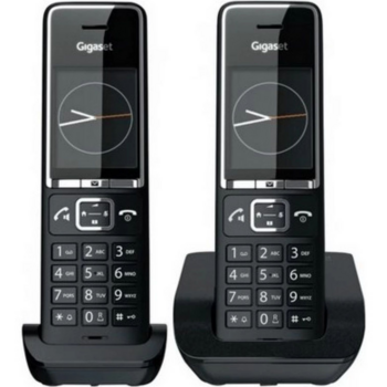 Р/Телефон Dect Gigaset Comfort 550 DUO RUS черный (труб. в компл.:2шт) автооветчик АОН