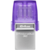 Kingston USB Drive 64GB DTDUO3CG3/64GB DataTraveler microDuo 3C , USB3.0 фиолетовый