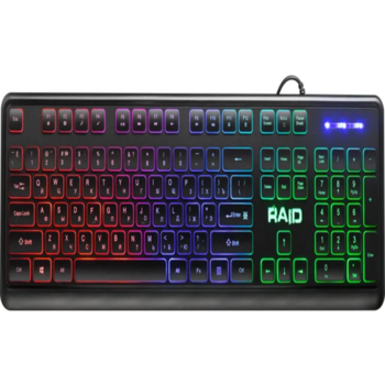Defender Проводная игровая клавиатура Raid GK-778DL RU, Rainbow,104 кнопки