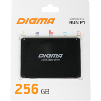 носитель информации SSD Digma 256Gb SATA3 DGSR2256GP13T Run P1 2.5"