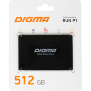 носитель информации SSD Digma 512Gb SATA3 DGSR2512GP13T Run P1 2.5"