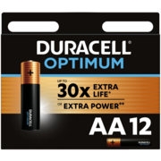 Батарея Duracell Alkaline LR6 Optimum AA (12шт) блистер