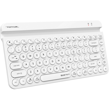 Клавиатура A4Tech Fstyler FBK30 белый USB беспроводная BT/Radio slim Multimedia (FBK30 WHITE)