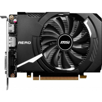 Видеокарта MSI PCI-E GTX 1630 AERO ITX 4G OC NVIDIA GeForce GTX 1630 4096Mb 64 GDDR6 1815/12000 DVIx1 HDMIx1 DPx1 HDCP Ret