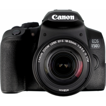 Зеркальный Фотоаппарат Canon EOS 850D черный 24.1Mpix EF-S 18-55mm f/4-5.6 IS STM 3" 4K 4K SDXC Li-ion