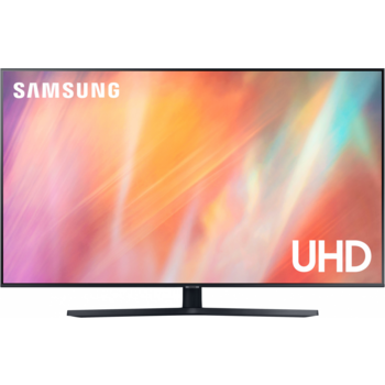 Телевизор LED Samsung 75" UE75AU7500UXRU Series 7 черный 4K Ultra HD 60Hz DVB-T2 DVB-C DVB-S2 WiFi Smart TV (RUS)